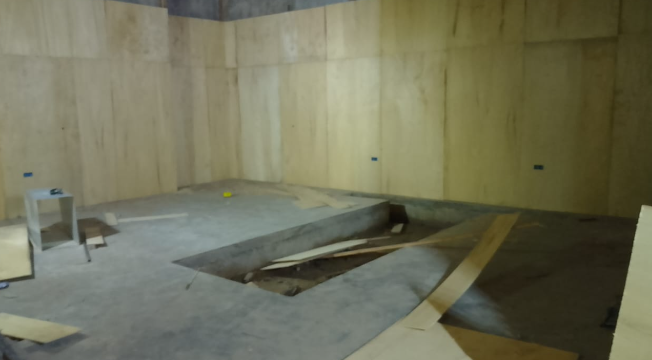 September 2026 - Bunker internal walls go up